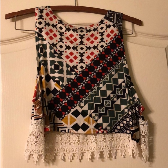 Colorful crop top - Picture 2 of 3